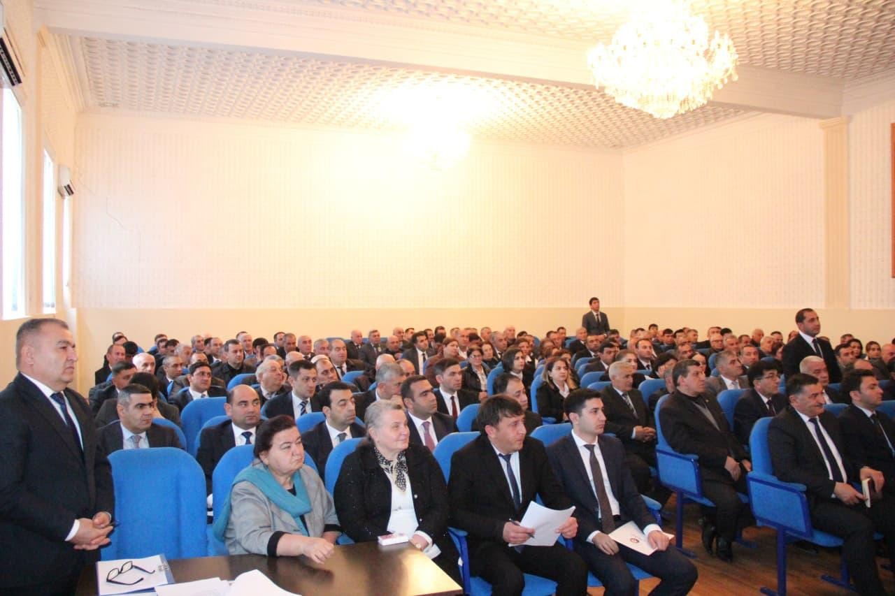 Goranboy RİH başçısı yanında Şuranın növbəti iclası keçirildi - FOTOLAR